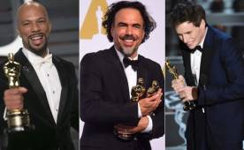 Musician Common, Alejandro González Inárritu y Eddie Redmayne son algunos de los grandes ganadores de la noche.