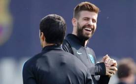 Piqué celebró de forma contundente el triunfo del Barcelona con un mensaje directo: 'Boooom'.