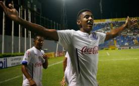 Anthony Lozano tiene al Olimpia con un pie en la final del Clausura 2015. Foto Delmer Martínez