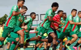 Carlos Pavon celebra durante el partido eliminatorio entre El Salvador y Honduras -junio 2009