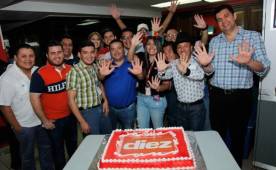 Así festejamos nuestra primera década en Diario Diez.