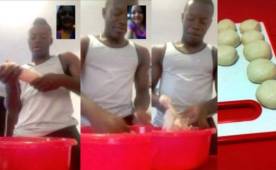 Como todo buen alumno, Júnior Lacayo siguió al pie de la letra las indicaciones de su novia y logró hacer las tortillas de harina que necesitaba para sus baleadas.