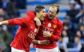 Wayner Rooney y Cristiano Ronaldo compartieron camerinos en el Manchester United.