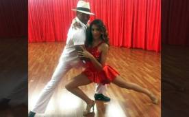 Daniela Ospina, pareja de James Rodríguez, participa en el show 'Bailando con las estrellas' que se transmite en Colombia. Foto Twitter