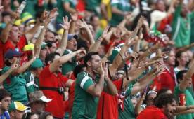 La afición de México sigue con el grito 'Ehhh putos' a pesar de las campañas de la Femexfut para erradicarlo.