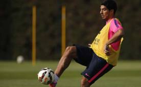 El Barcelona volvió a entrenamiento y Luis Suárez entrenó aparte.