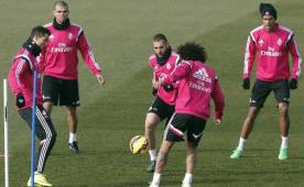 Benzema regresó a los entrenamientos y estaría entre los convocados para el juego ante Juventus el miércoles en el Bernabéu. Foto Agencias