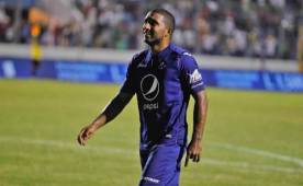 Reinieri Mayorquín del Motagua, uno de los jugadores más rudos de la Liga Nacional de Honduras.