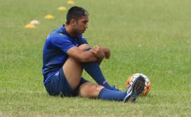 Vergara regresó con molestias de Tocoa y es duda para el juego ante Honduras Progreso. Foto Ronald Aceituno