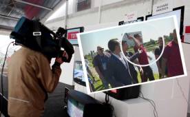 Las imágenes del incidente se han convertido inmediatamente en virales, pero en Real Madrid TV tienen prohibido reproducirlas.