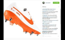 Carlo Costly presentó en su cuenta de Instagram los botines que utilizará en esta temporada y podría lucirlos con Real España.