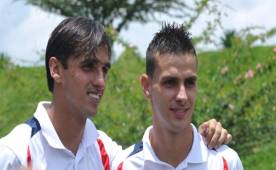 Bryan y Yendrick Ruiz estuvieron juntos durante la Copa Oro del año 2013 realizada en Estados Unidos. (Nacion)