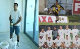 Juan Carlos Raudales en su nuevo trabajo como remodelador de casas. Jugó en varios equipos de Honduras entre ellos Motagua, Olimpia, Hispano, Vida, Victoria.