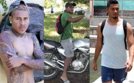 Henry Figueroa, Jorge Cardona y Marlon Licona.