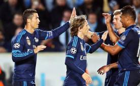 Cristianio festejó a lo grande el triunfo contra el Malmo.