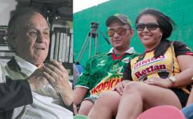 El público envía sus buenas vibras para el entrenacional Chelato Uclés.