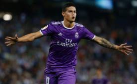James Rodríguez confirmó que recibió oferta del Inter de Milán, pero prefirió quedarse en Real Madrid. Foto AFP