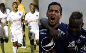 Olimpia con todas sus figuras quiere demostrar que es el club más grande del país. Motagua también cuenta con su plantel.