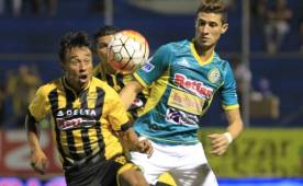 El mediocampista del Real España, Javier Portillo, fue expulsado tras regresar de cumplir tres juegos de suspensión. Este sábado volvió a ver la tarjeta roja.