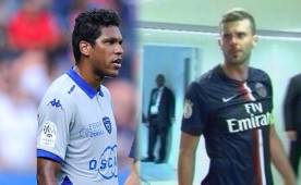 Brandao le dio un tremendo cabezazo a Motta cuando iban en los pasillos rumbo al camerino tras el juego Bastia-PSG.