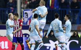 El Celta de Vigo resolvió el suspense de los cuartos de final de la Copa del Rey ante el Atlético de Madrid congelando el estadio Vicente Calderón.