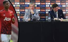 Marcus Rashford tiene una semana para convencer a Roy Hodgson en Inglaterra. Foto AFP y EFE.