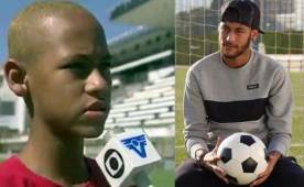 El brasileño Neymar tuvo una infancia muy dura, rodeado de mucha pobreza.