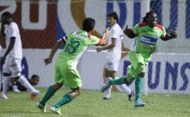 El último invicto que Marathón le quitó al Olimpia fue el 6 de octubre de 2012 con marcador 1-0, Rony Flores se encargó de amargar al albo. Foto DIEZ