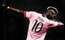 Es normal ver a Paul Pogba festejar sus tantos con el baile de moda.