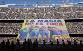 Este mensaje se dio el 5 de abril del 2014 con motivo del partido Barça-Betis de Liga española.