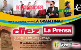 El público podrá disfrutar del carnaval de DIEZ y La Prensa previo y durante la gran final del torneo Apertura.