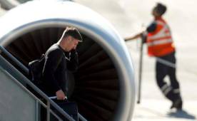 La llegada de Messi a Chile para participar en la Copa América con Argentina.