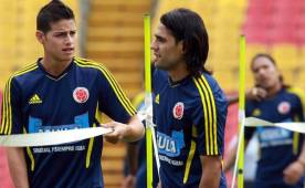 Falcao y James compartieron momentos juntos tanto en Colombia como en el Mónaco.