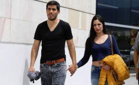 Pucheta arribó a Tegucigalpa junto a su pareja, es la quinta alta de Motagua para el Apertura 2016. Foto Ronald Aceituno