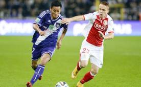 Andy Najar no tiene ningún problema físico, jugó todo el encuentro con el Anderlecht este domingo.