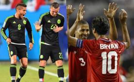 Costa Rica y México disputarán uno de los boletos a las semifinales de Copa Oro el domingo en Nueva Jersey. Foto EFE
