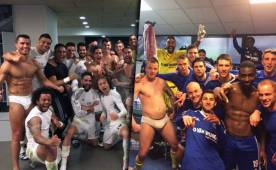 El conjunto holandés celebró su salvación matemática en la Jupiler League con una foto que parodia la compartida por el conjunto blanco tras el Clásico.