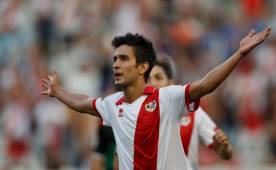 El delantero Alberto Bueno es la sensación del Rayo Vallecano.