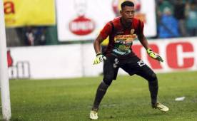 Denovan Torres ha sido el titular del Marathón en los últimos partidos y Carlos Pavón confirmó será titular en la ida de repechaje ante Real España. Foto DIEZ