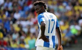 Alberth Elis se disculpó con la afición hondureña por la humillante derrota 6-0 ante Brasil en semifinales de Juegos Olímpicos de Río 2016. Foto Juan Salgado