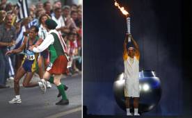 El exmaratonista brasileño Vanderlei Cordeiro de Lima, medalla de bronce en Atenas 2004, fue el encargado de encender el pebetero de los Juegos Olímpicos de Río de Janeiro 2016, este viernes en el estadio Maracaná.