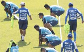 La Selección de Honduras solamente realizó una práctica este domingo.