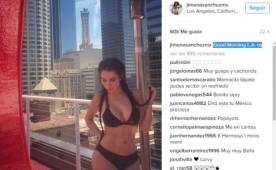 Esta es la imagen que subió la bella Jimena Sánchez en su Instagram.