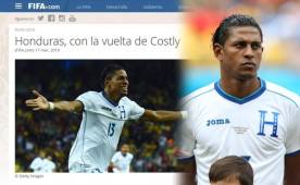 Carlo Costly es el principal arma de ataque que lleva Honduras frente a El Salvador.