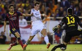 Bale asegura que su mejor gol del 2014 es el que le anotó al Barcelona en la final de la Copa del Rey. Foto AFP