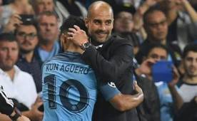 Por decisiones técnicas, Pep Guardiola no utilizó a Kun Aguero de titular ante Barcelona.