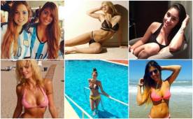Las espectaculares novias y esposas de algunos futbolistas de la selección Argentina.