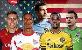 Elías Enoc Vásquez, Roy Miller, Jaime Penedo, Waylon Frances y Marco Pappa, algunos de los centroamericanos en la MLS.