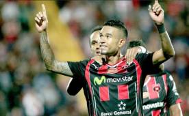 Carlos el 'Chino' Discua es de los mejores jugadores del Alajuelense en la presente temporada, lleva siete goles.