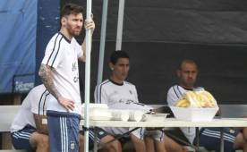 Lionel Messi sigue tocado de las lesión sufrida en el juego ante Honduras.